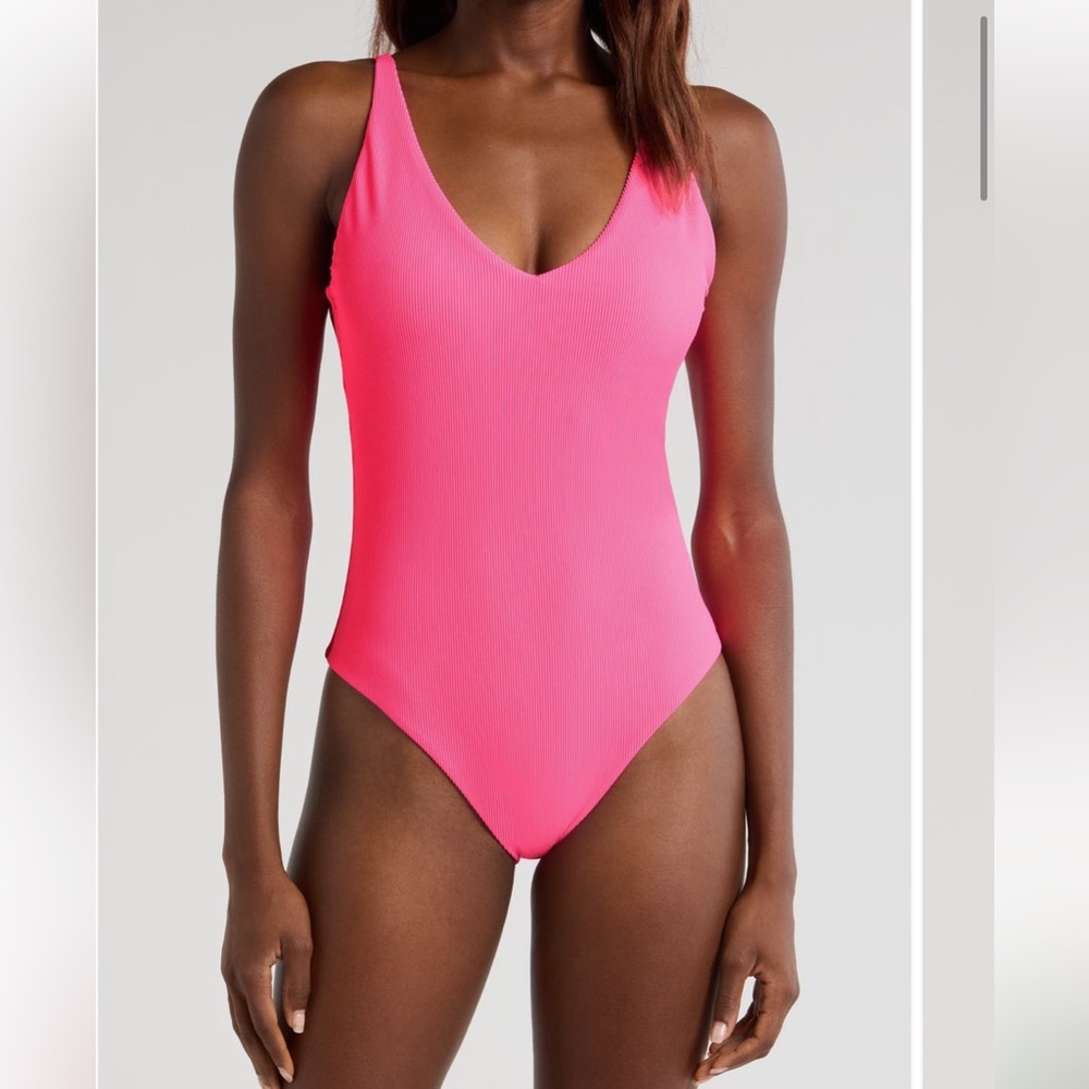 Beach Riot Reese Rib One-Piece Swimsuit